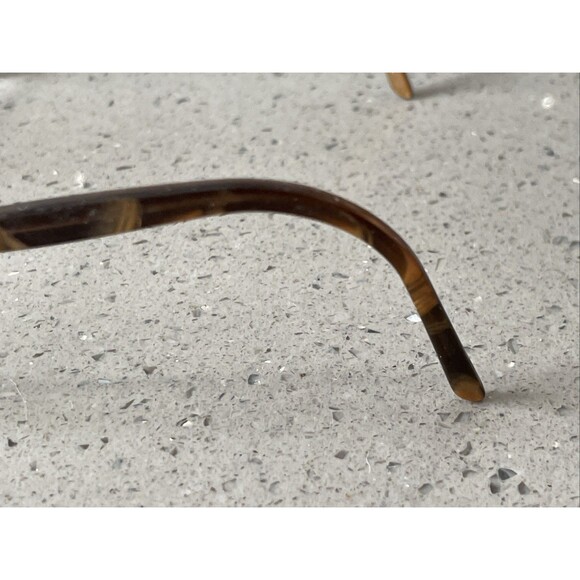 Joan Collins 9731 Gold Brown Eyeglasses FRAMES ONLY 52-16-135 oval full rim - Picture 5 of 16